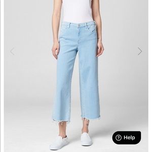 BlankNYC Cropped wide leg jeans